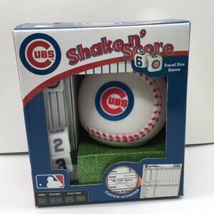 MLB Cubs Shake N Score Travel Dice Game